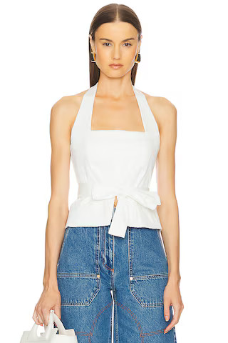 Cult Gaia Anita Top in Off White from Revolve.com | Revolve Clothing (Global)