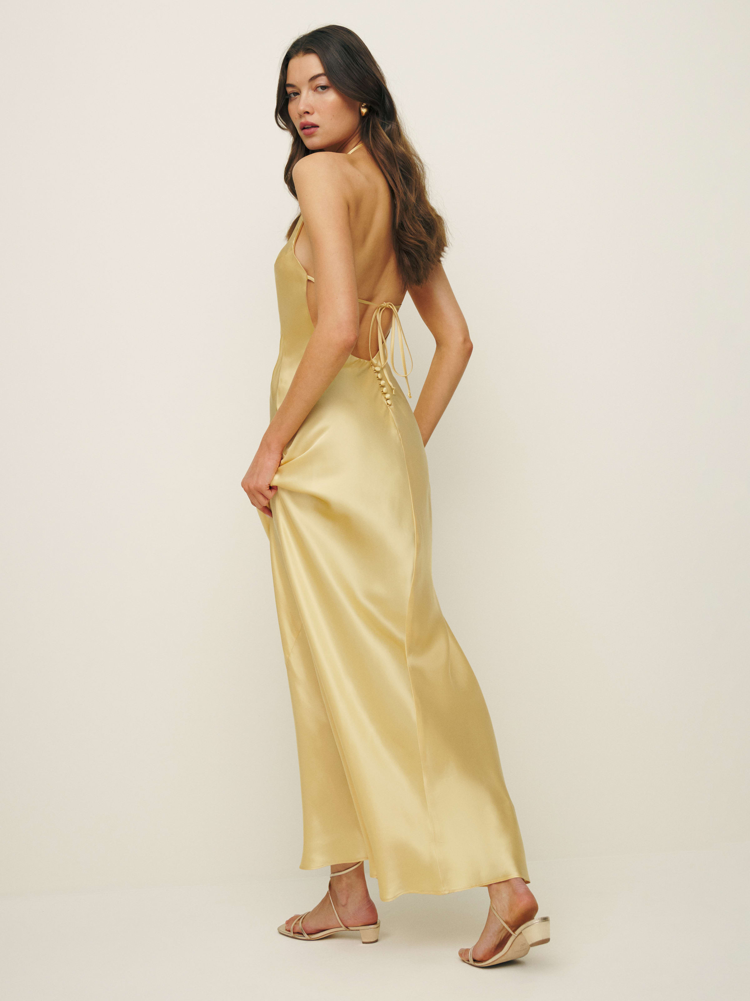 Jeany Silk Dress | Reformation (Global)