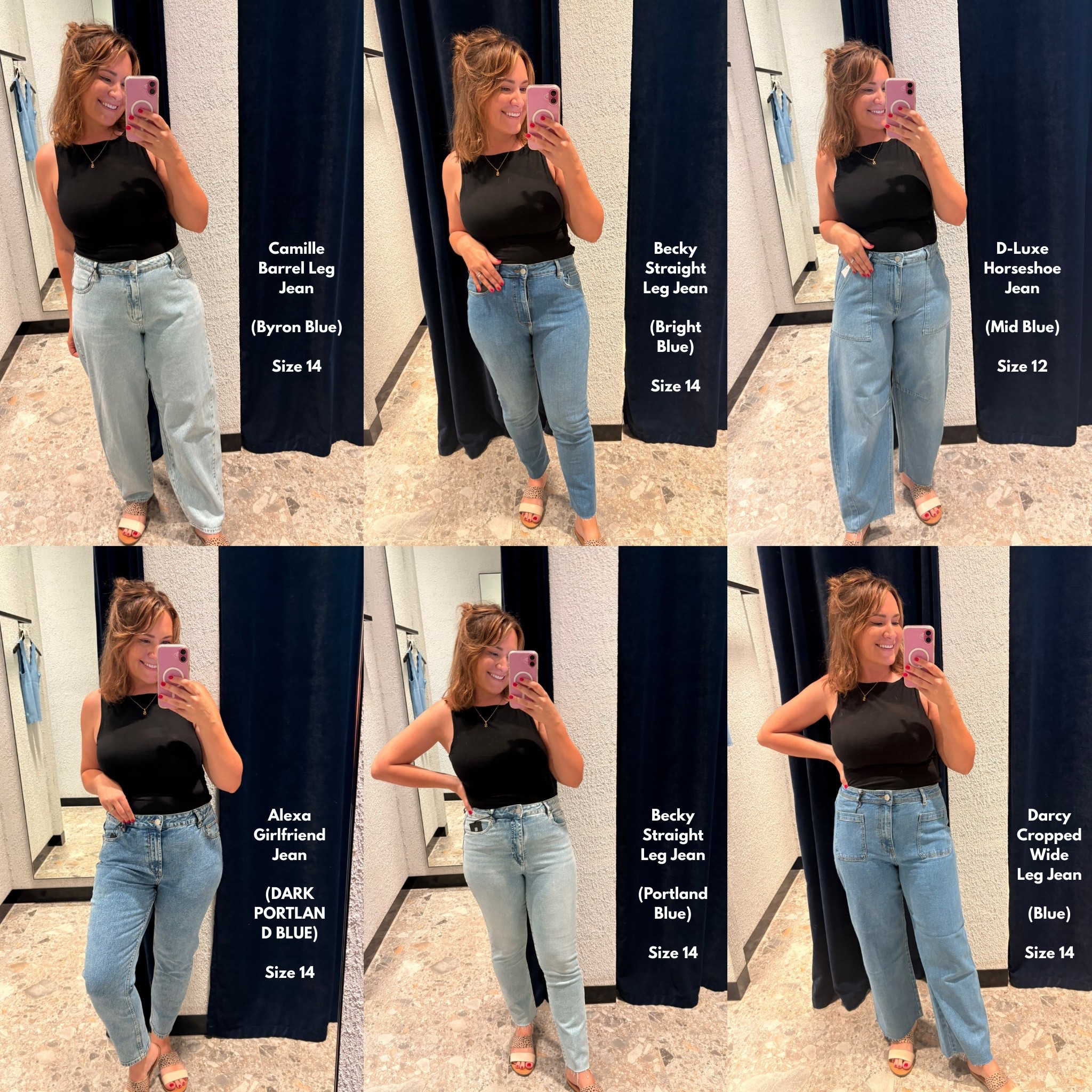 6 pairs of Decjuba jeans 👖✨
If you’re looking for flattering high waisted jeans for curves, mums, or everyday wear, here’s a real try-on of some of their most popular styles.

Wearing size 14 for reference.
I’m 170cm and typically a 12/14.

These are perfect if you’re wanting comfortable denim that still looks stylish and modern. Easy to dress up with a heel or keep casual with slides and a tank.

Saving this post will help if you’re currently on the hunt for:
high waisted jeans
mum friendly jeans
best Decjuba jeans
straight leg vs barrel leg jeans
wide leg jeans Australia
size 12/14 denim try on

Tap to shop all styles ✨