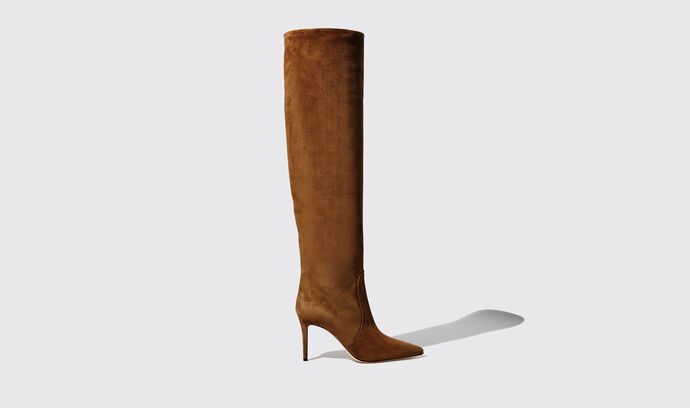 Women's Tobacco - Suede Boots - Carra | Scarosso | Scarosso