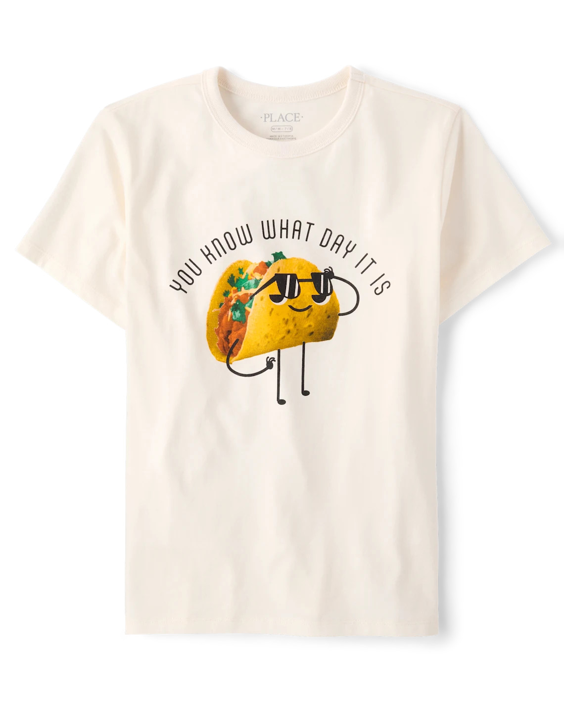 Boys Taco Day Graphic Tee - white | The Children's Place