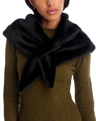 Faux Fur Triangle Foulard | Bloomingdale's (US)