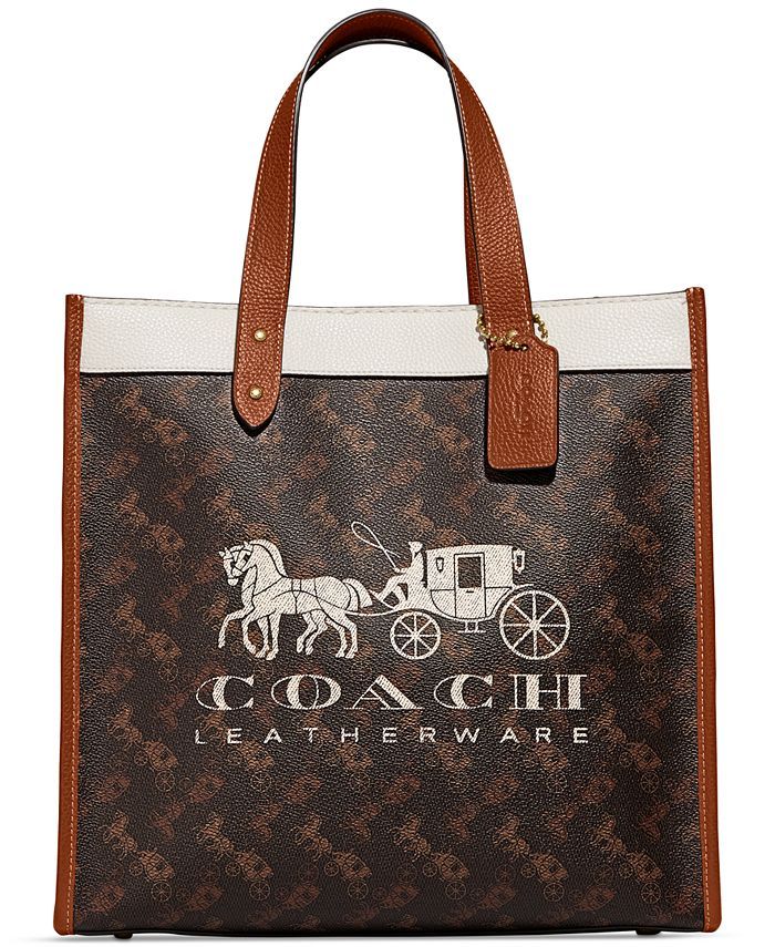 COACH Horse and Carriage Field Tote & Reviews - Handbags & Accessories - Macy's | Macys (US)