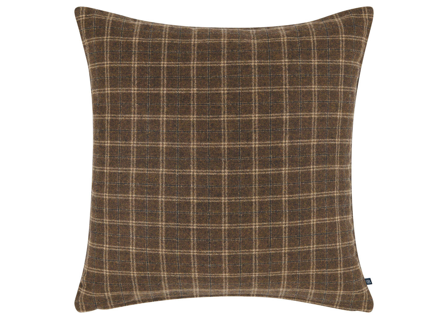 Brixham Plaid Pillow 20x20 Brown | Urban Barn