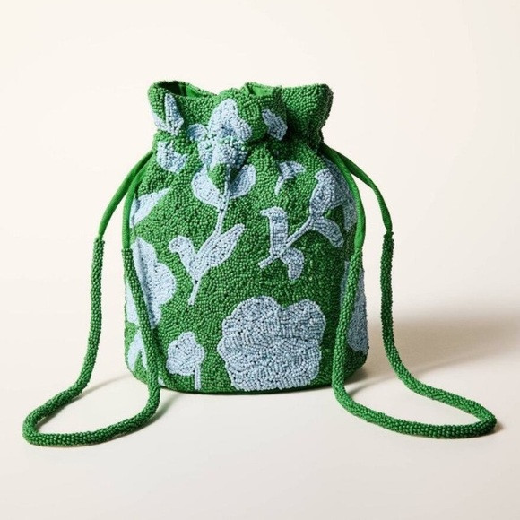 Kate Spade Target Beaded Bucket Bag. Green and Blue Beaded Bucket Bag. New! | Poshmark