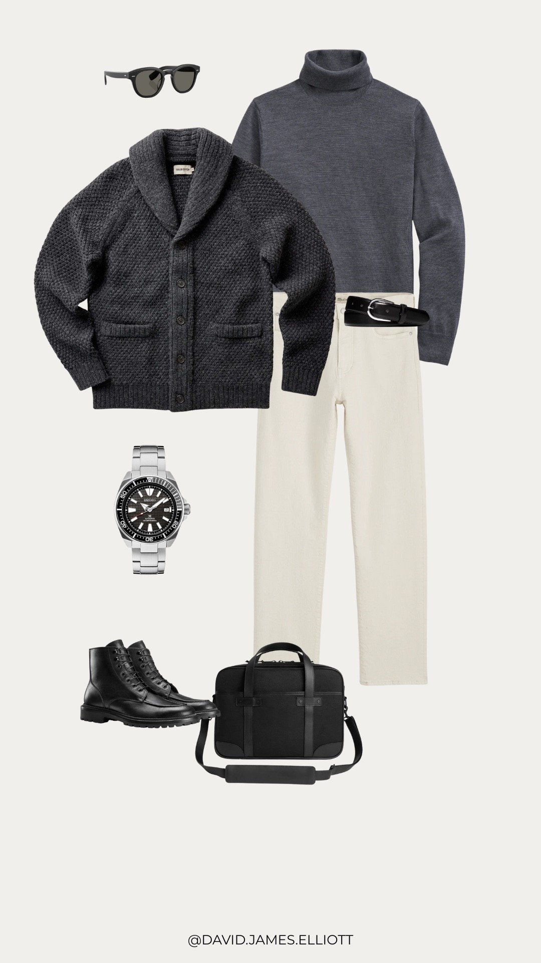 A monochromatic Monday at the office!

#LTKMens