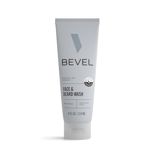 Bevel Face & Beard Wash For Men With Witch Hazel & Aloe Vera Cleansing Mens Face Wash That Hydrates and Brightens Skin and Softens Beard, 4 FL Oz | Amazon (US)