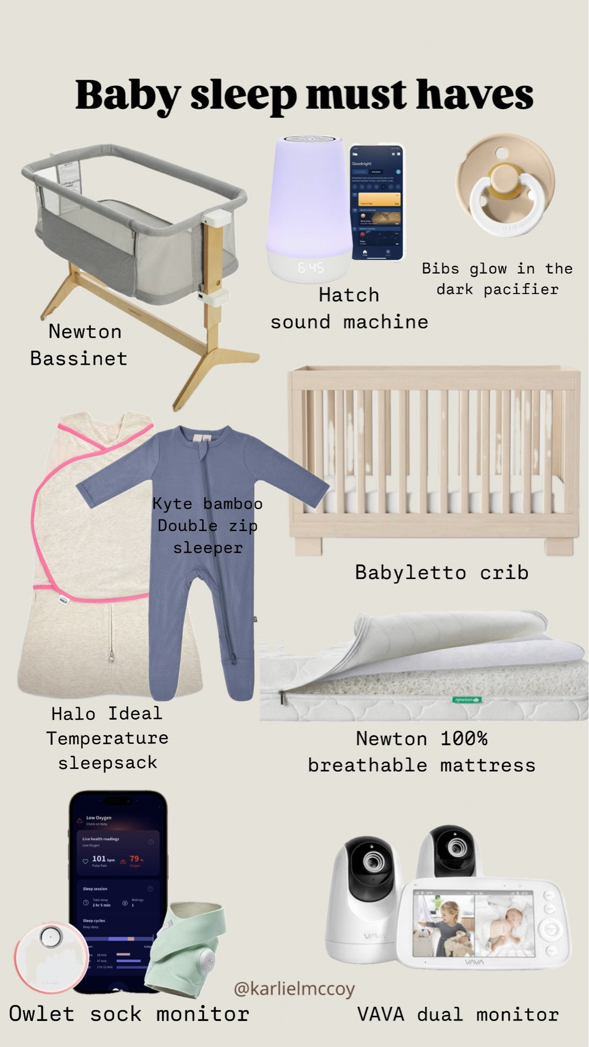 Baby sleep must have’s! Rounding up our favorites after 3 littles. These are all tested and loved products that we swear by! 