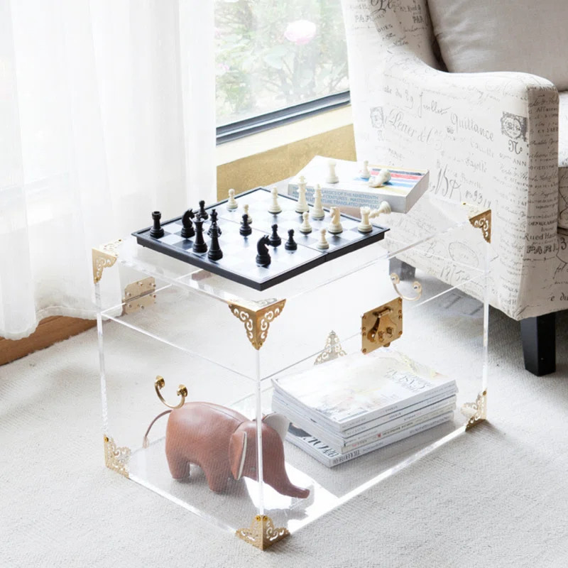 Rosdorf Park Ciao Bella Clear Acrylic Accent Trunk & Reviews | Wayfair | Wayfair North America