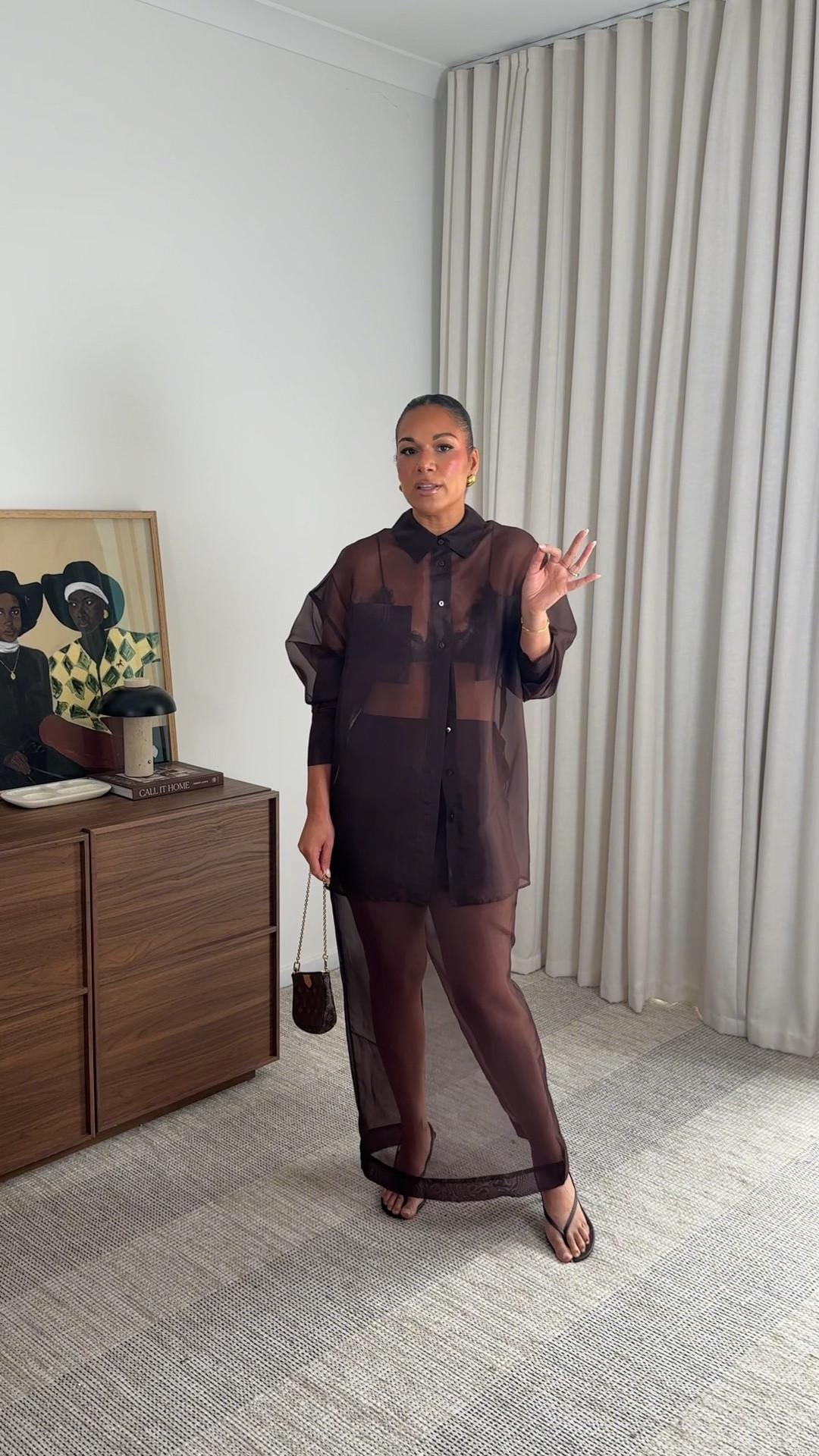 Sheer and chocolate brown, a match made in heaven 🤎

#LTKgrwm #LTKootd