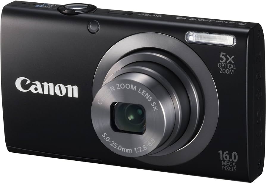 Canon PowerShot A2300 is 16.0 MP Digital Camera with 5X Digital Image Stabilized Zoom 28mm Wide-A... | Amazon (US)
