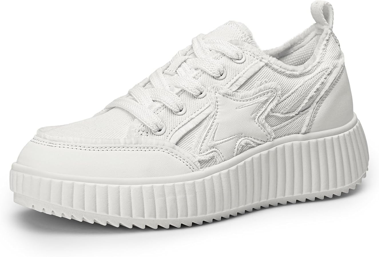 DREAM PAIRS Women Platform Chunky Sneakers Kay Comfortable Casual Fashion Sneaker | Amazon (US)
