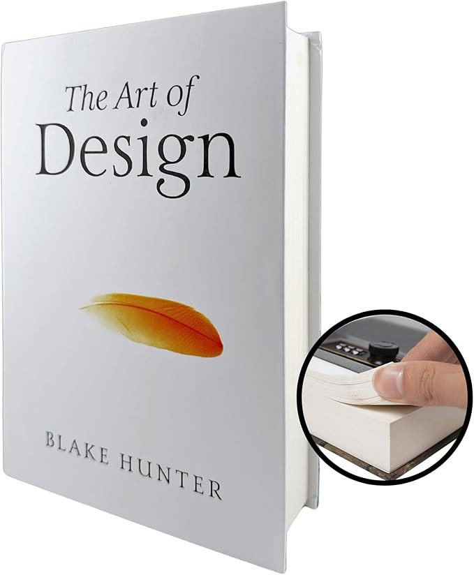 Real Paper Diversion Book Safe with combo lock- Secret Box Collection Box- Art of Design. Safe fo... | Amazon (US)