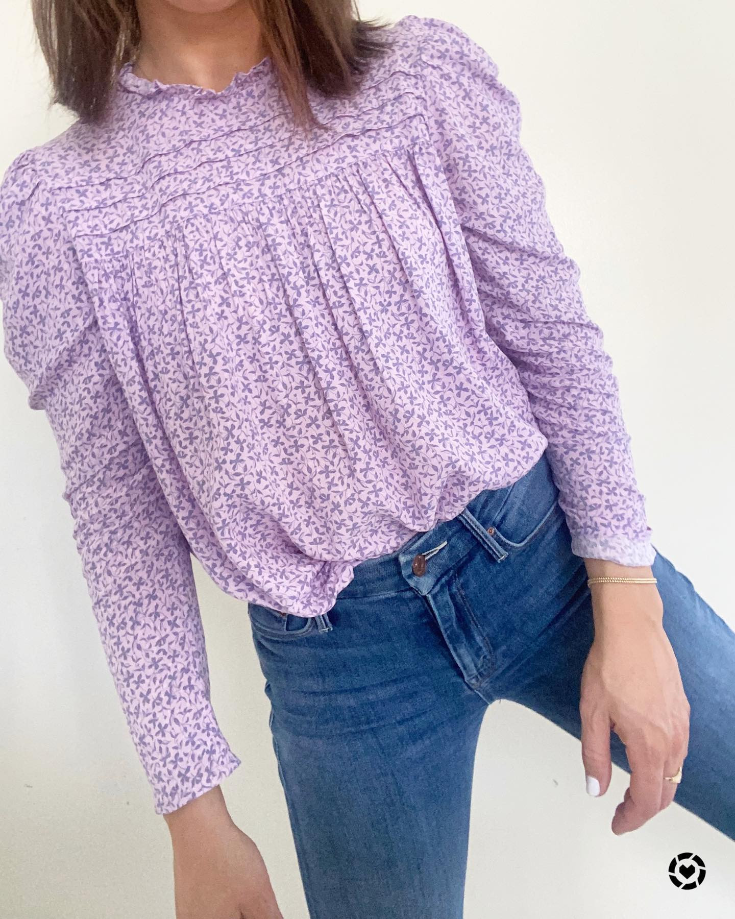 Women's Long Sleeve Pintuck Top - A New Day™ | Target