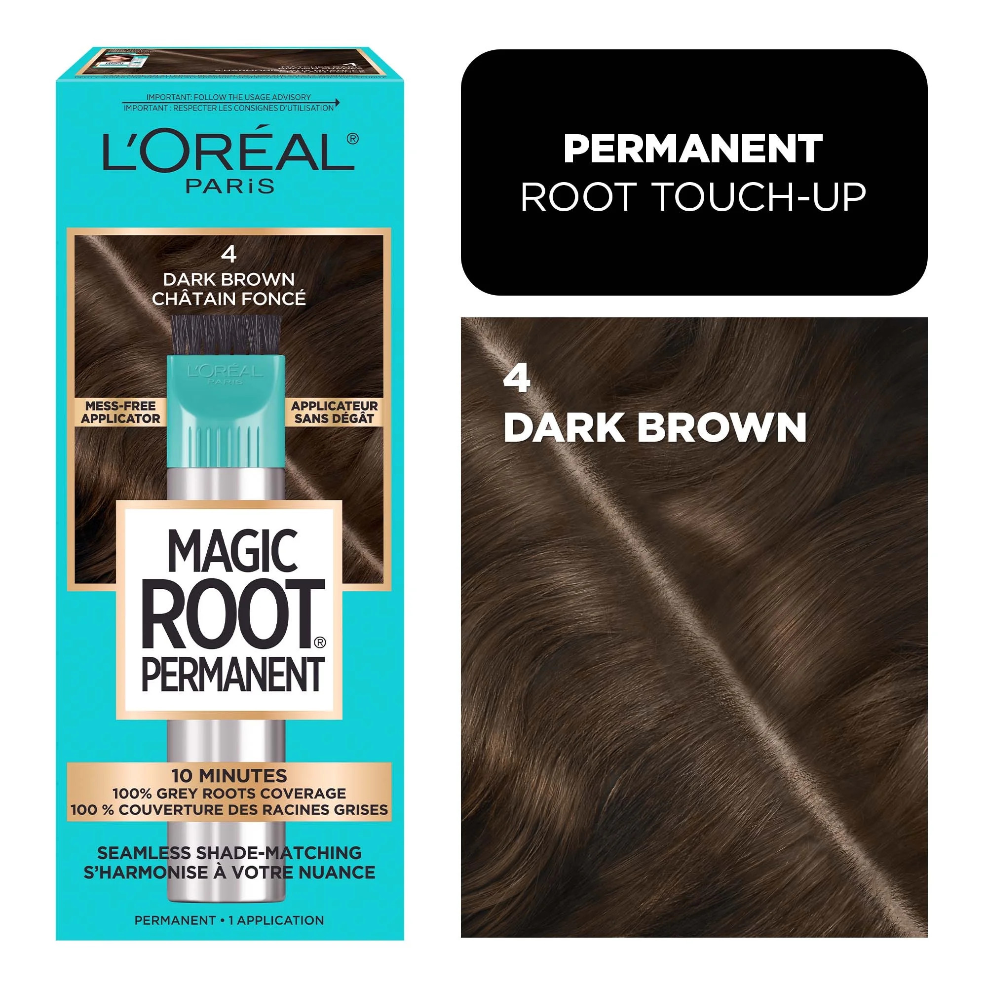 L'Oréal Paris Magic Root Permanent Hair Dye, Permanent Root Touch Up, 100% Grey Coverage, 1un | Walmart (CA)