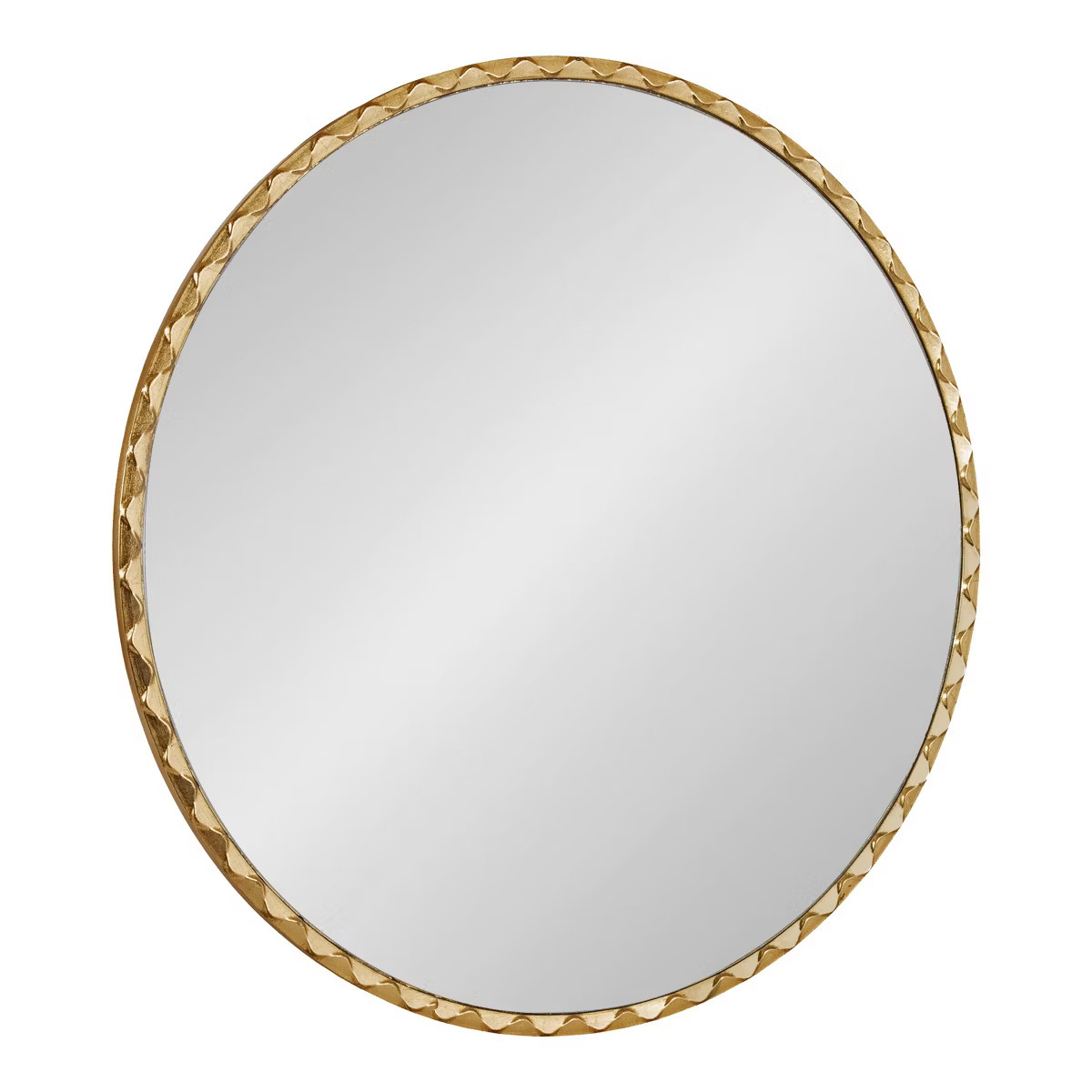 Kate & Laurel All Things Decor 26"x26" Sebecka Decorative Wall Mirror Gold | Target