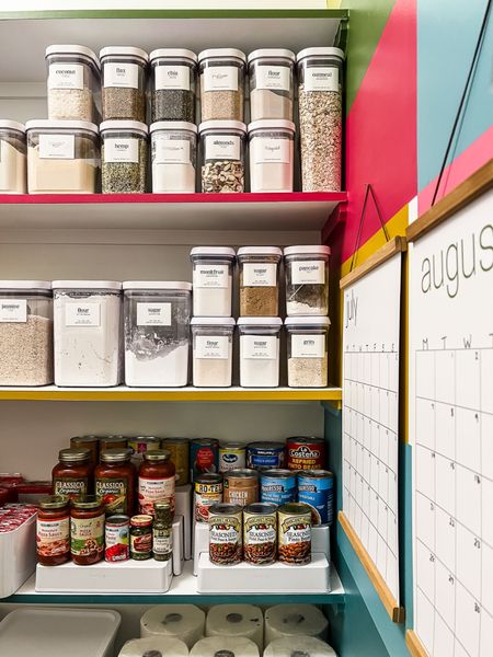 Organizing our pantry is easy with these labels and containers. Finding all the things we need to make a meal is so much easier and faster now! #organization #pantryorganization #pantry #storage #storagecontainers #foodstorage #pantrystorage #organizing #organizationideas #homehacks #labels 

#LTKhome #LTKfindsunder100