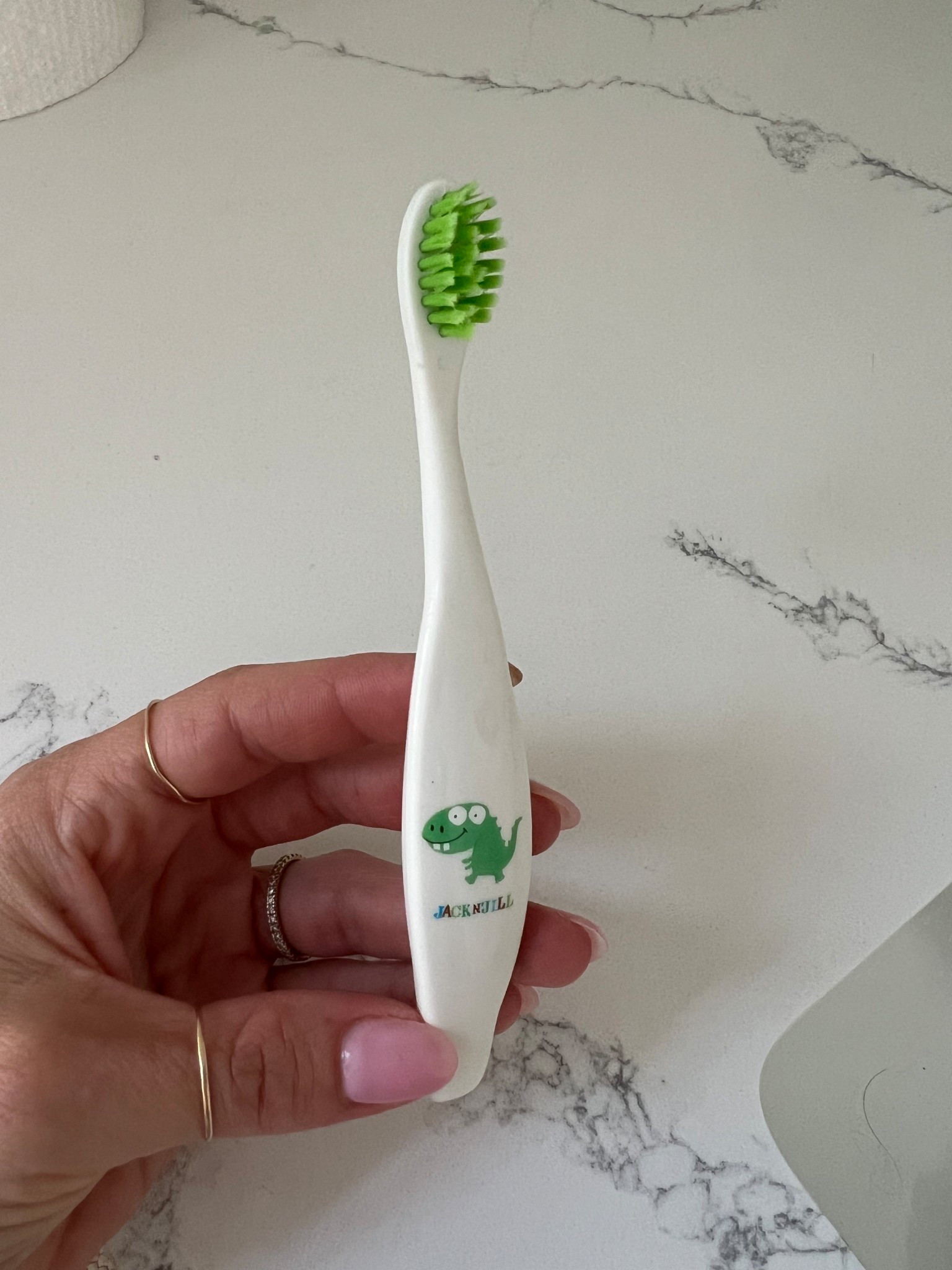 Jack N’ Jill have cute toothbrushes for kids. They also have brushes for baby’s and toothpaste too! So many good toothpaste flavored options. Safe to swallow! They have electric toothbrushes and travel cases and silicone brushes for babies 

#LTKKids #LTKBaby #LTKFamily