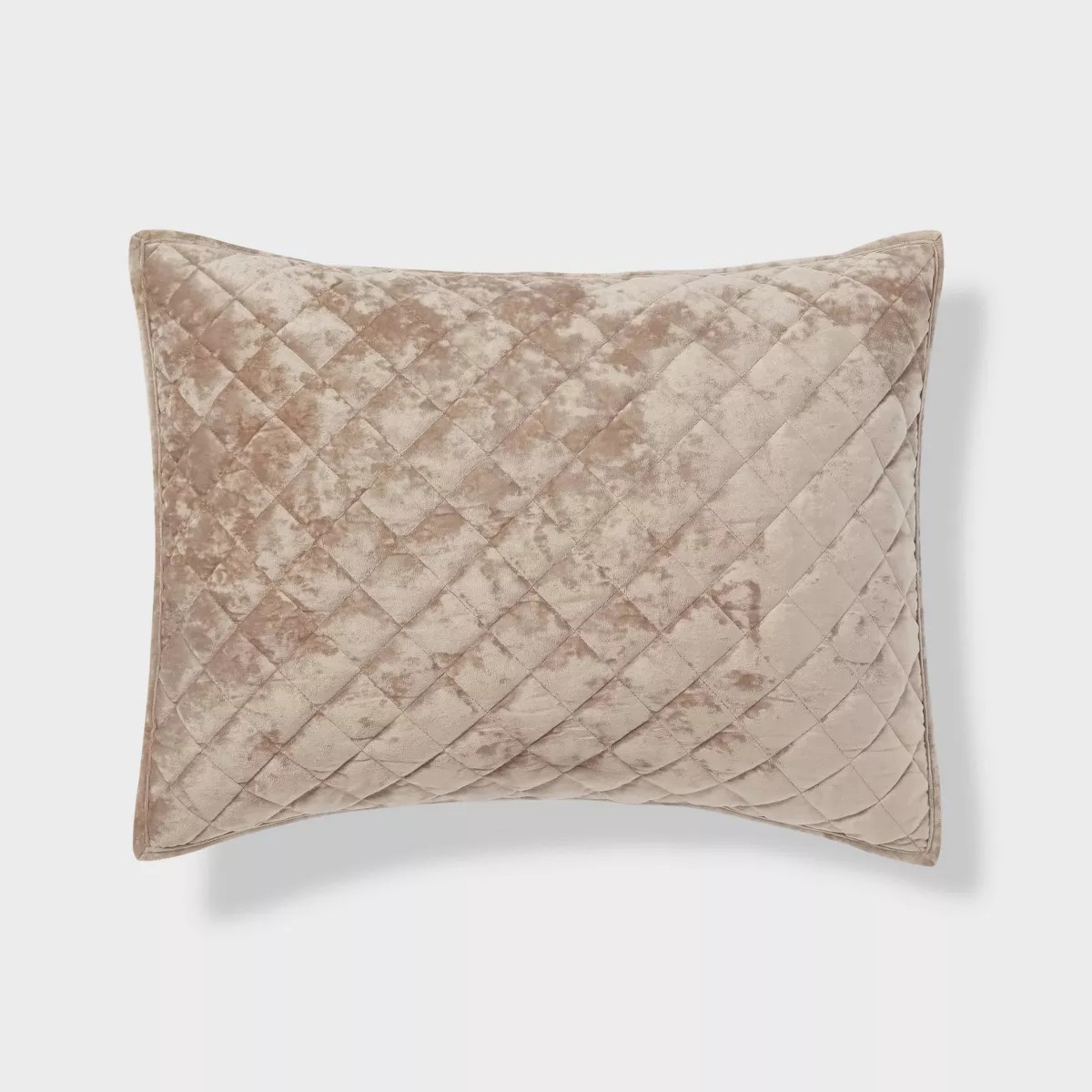 Luxe Diamond Stitch Velvet Quilt Sham - Threshold™ | Target
