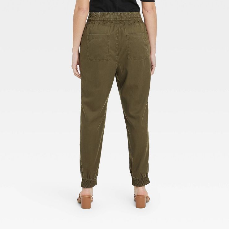 Women's High-Rise Woven Ankle Jogger Pants - A New Day™ | Target