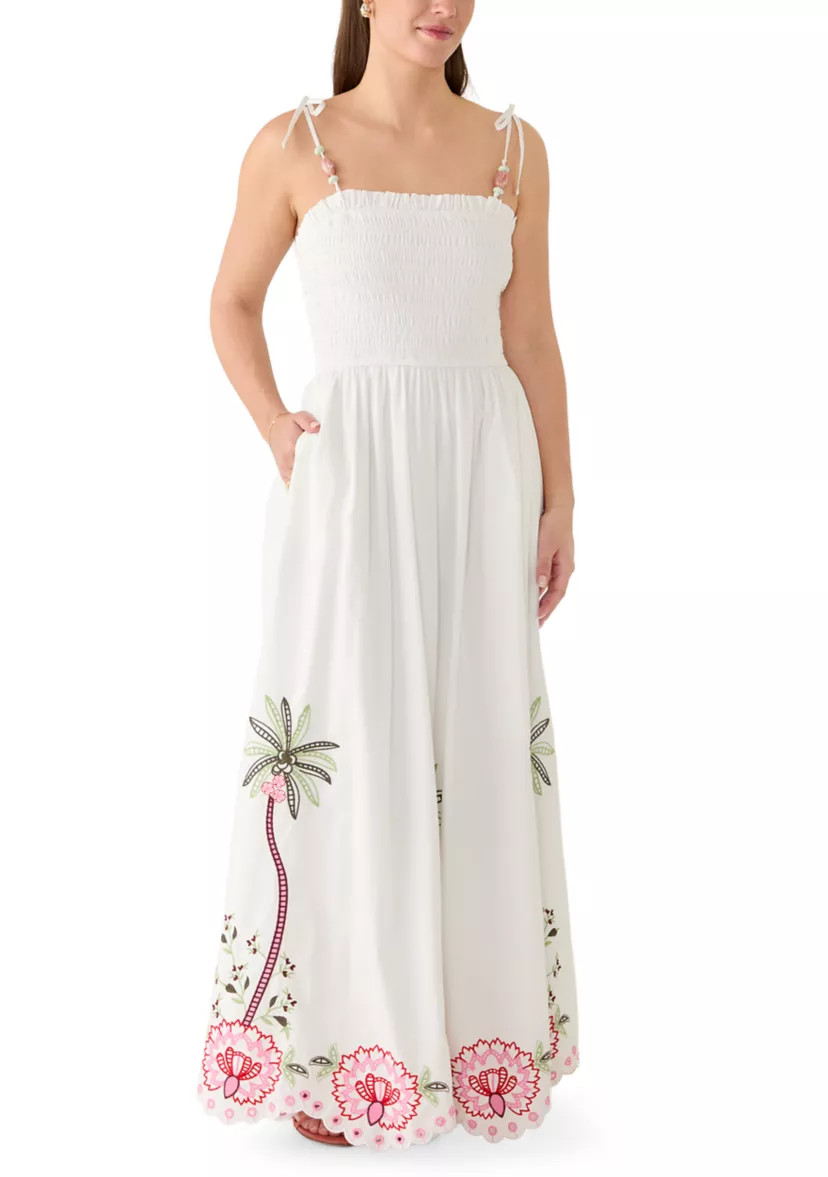 Women's Sleeveless Embroidered Maxi Dress | Belk