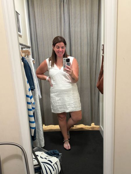 If you are looking for a cute white dress for spring and summer, you definitely need to check out this Madewell dress! The dress runs TTS, comes in 3 color options and is 20% off through the LTK app! 

#LTKxMadewell #LTKSaleAlert #LTKMidsize