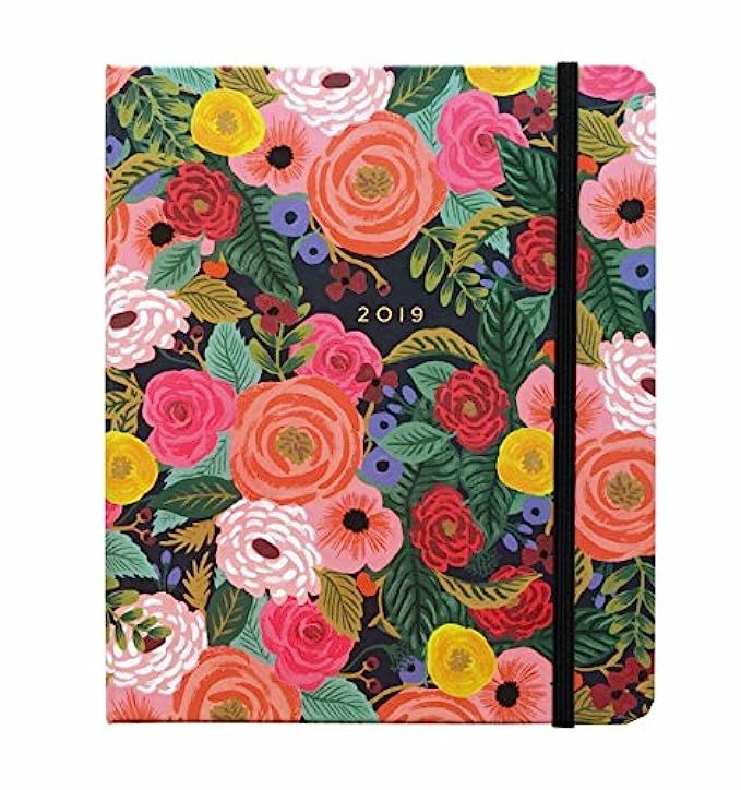 Juliet Rose Weekly 17 Month Planner with Stickers - August 2018 to December 2019 - by Rifle Paper Co | Amazon (US)
