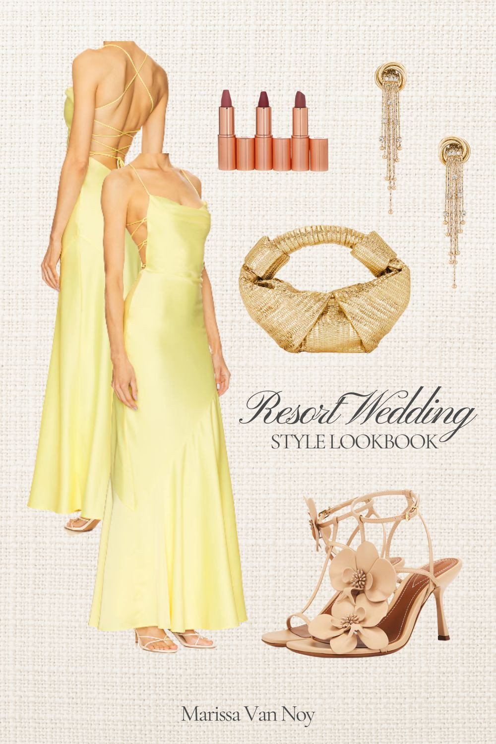 Feeling the Andie Anderson How to Lose A Guy in 10 Days vibes for destination summer wedding looks 💛 💎 

 #LTKStyleTip #LTKShoeCrush #LTKWedding