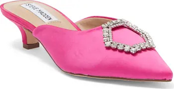 Kees Rhinestone Embellished Kitten Heel Mule | Nordstrom Rack