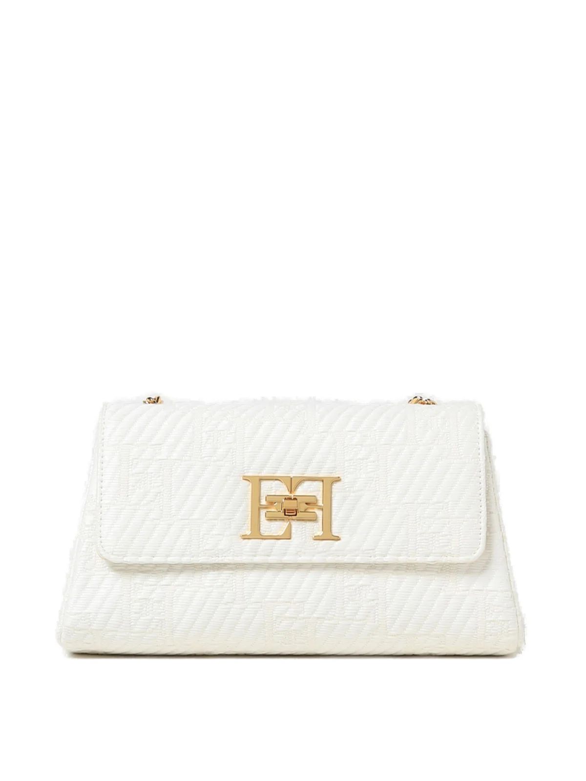 Elisabetta Franchi Jacquard Over-The-Shoulder Bag | Cettire Global