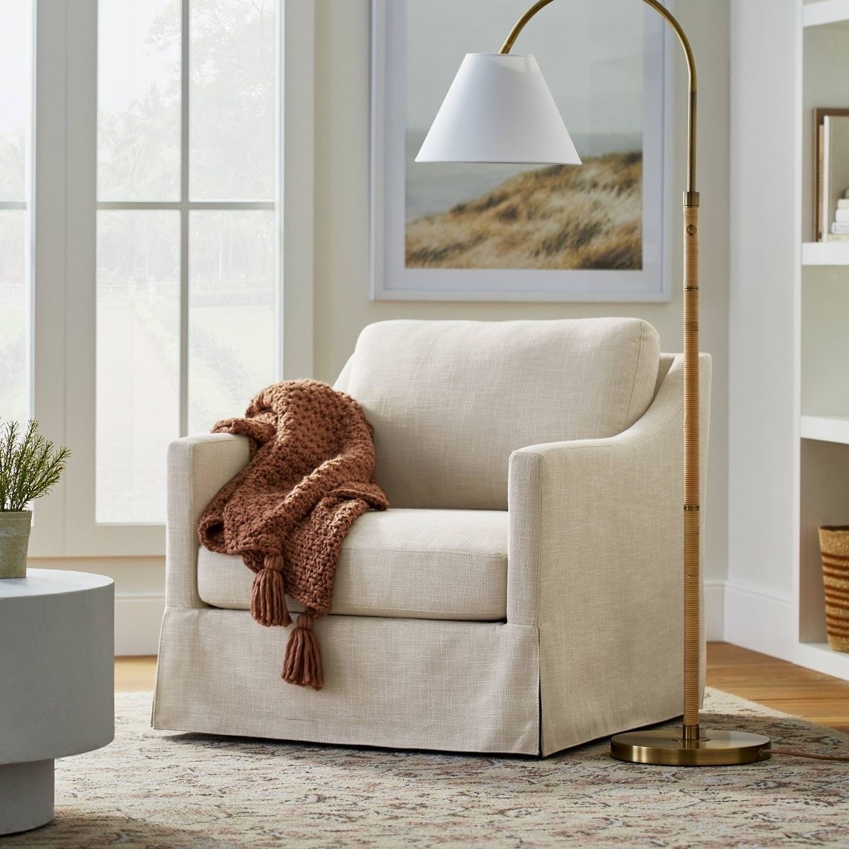 Accent chair and ottoman!