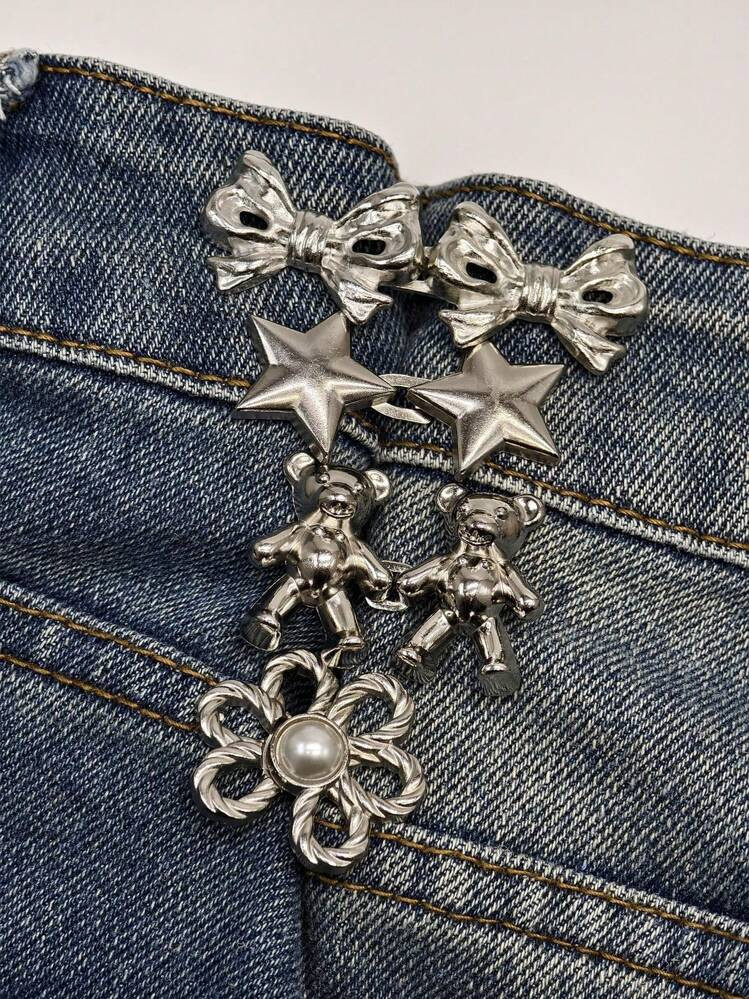 8pcs/4Pair Detachable & Seam-Free Waistband Fastener - A Professional Tailoring Tool For Waist Re... | SHEIN