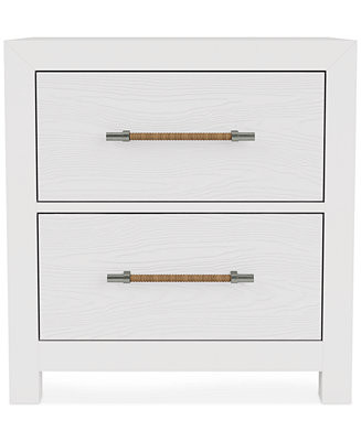 CLOSEOUT! Catriona 2-Drawer Nightstand | Macy's