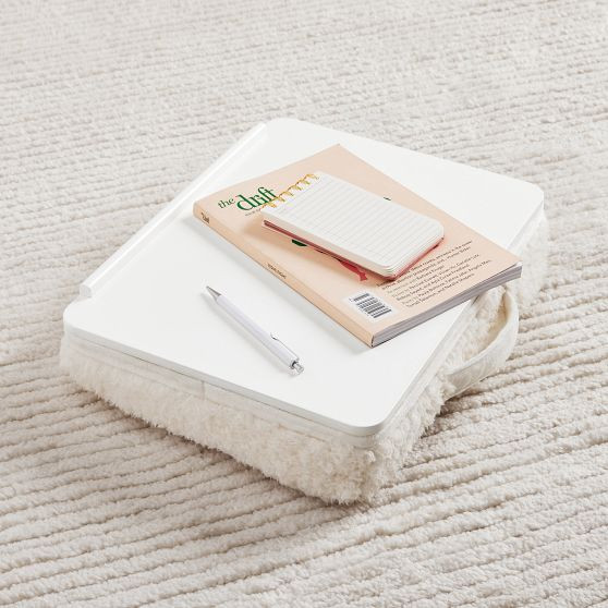 Sherpa Ivory Lapdesk | Pottery Barn Teen