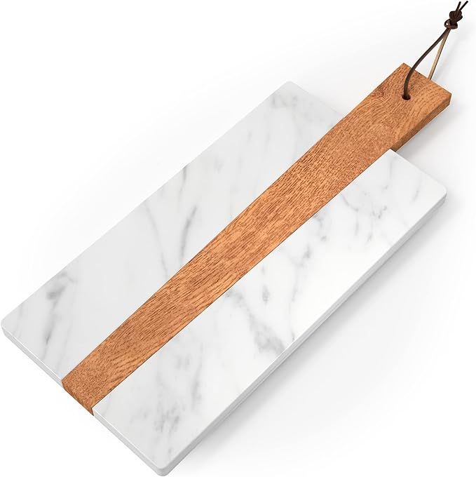 American Atelier Modern Rectangular Marble Cutting Board | Marble Cutting Boards for Kitchen | Ma... | Amazon (US)