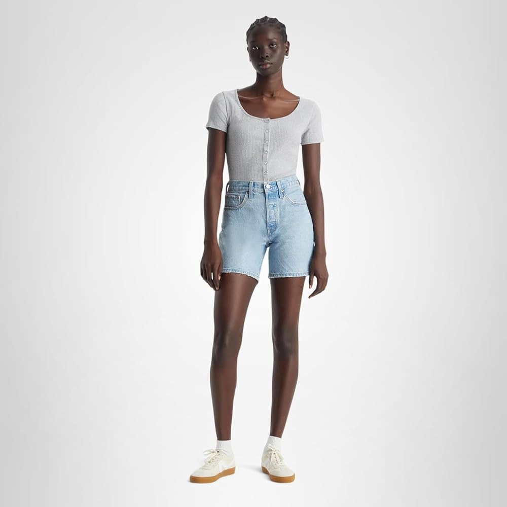 Levi's Women's 501 Mid Thigh Shorts | Amazon (US)