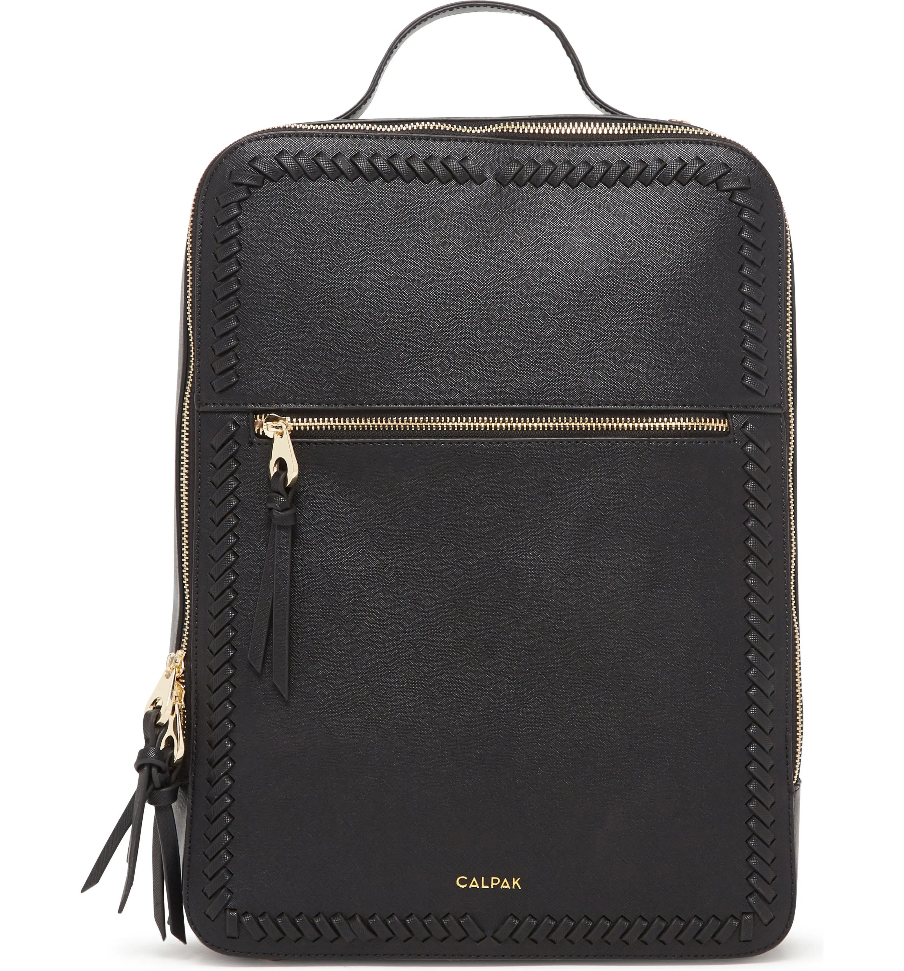 Kaya Faux Leather Laptop Backpack | Nordstrom