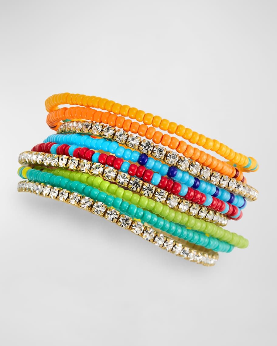 Just Another Day in Paradise Bracelets, Set of 9 | Neiman Marcus