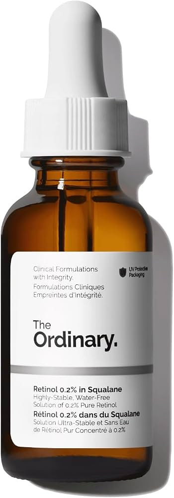 The Ordinary Retinol 0.2% in Squalane, Gentle Retinol Serum for the Face That Is Anti-Aging and S... | Amazon (US)