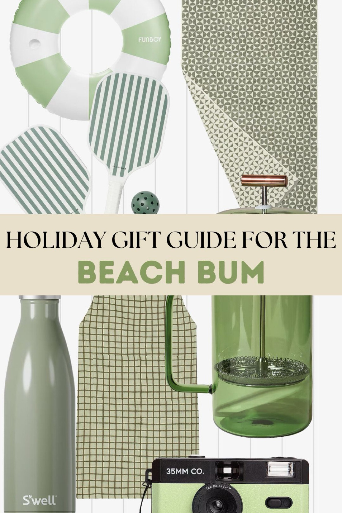 Home decor, games, beachy and fun finds for THAT girl on your Christmas list. 

Trendy gift guide. Christmas list. Apron. Coffee press. Pickleball  

#LTKGiftGuide #LTKHoliday #LTKHome