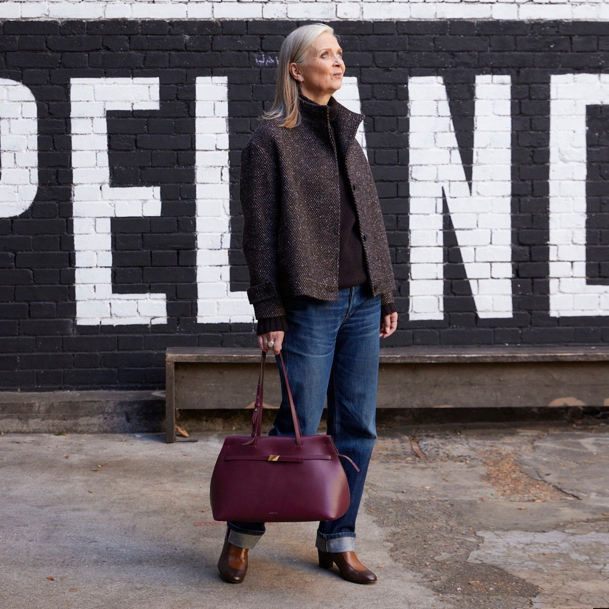 I am big fan of the tweed blazer but the blouson-style could be a new way to wear this beautiful fabric. It works for me...

New subscriber feature on the best pull-on-and-go jackets for autumn on That's Not My Age and shop the jacket and bag right here 

#LTKautumn #LTKover50style #LTKuk