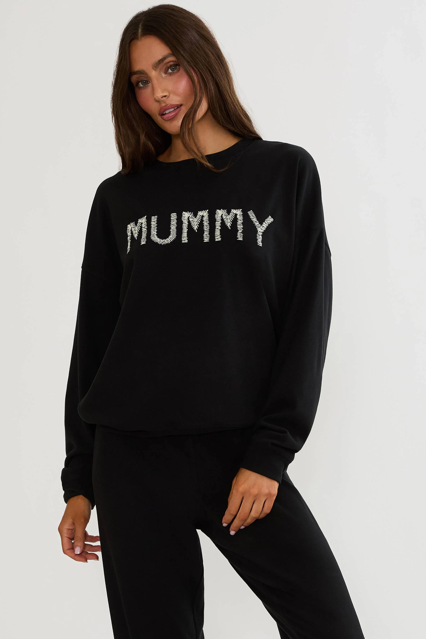 Devyn Oversized Sweatshirt Midnight Mummy | Halloween Sweatshirt | Beach Riot | Beach Riot