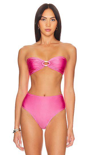 Dia Bikini Top in Rose Blossom | Revolve Clothing (Global)