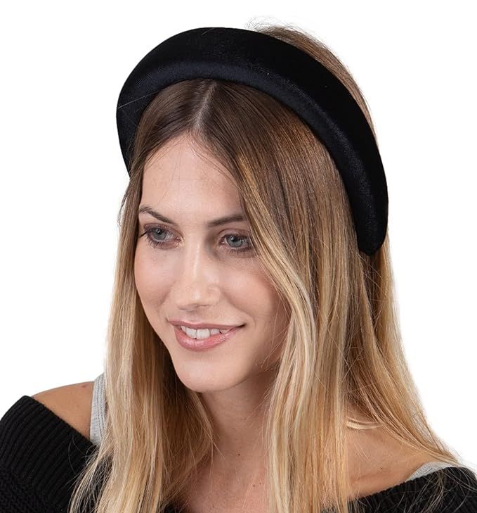 Padded Headband for Women - Puffy Headband, Velvet Feel Padded Headbands for Women - Stylish, Tre... | Amazon (US)