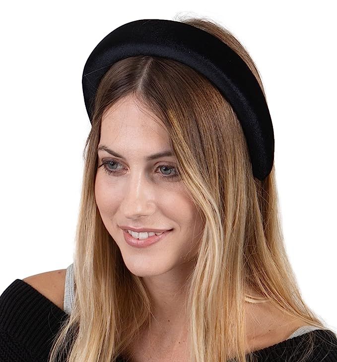 Padded Headband for Women - Puffy Headband, Velvet Feel Padded Headbands for Women - Stylish, Tre... | Amazon (US)