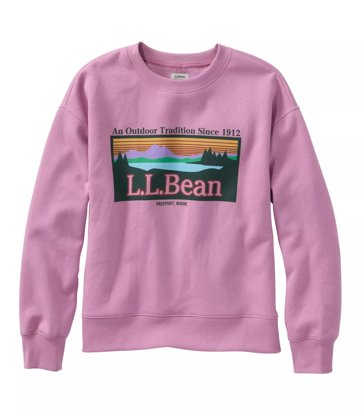 Women's Essential Sweatshirt, Crewneck Logo | L.L. Bean
