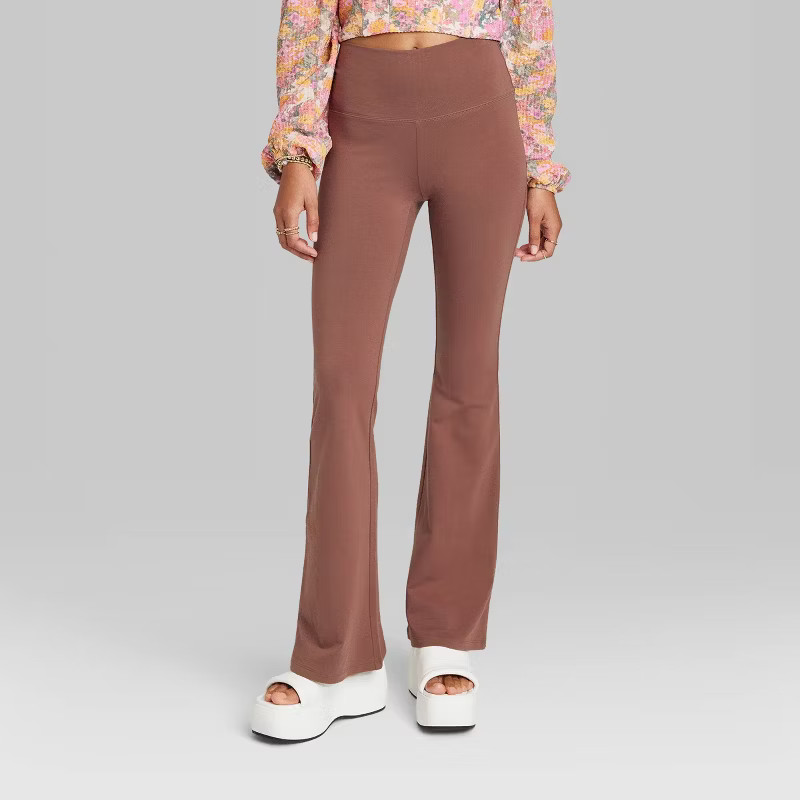 Women's High-Waisted Flare Leggings - Wild Fable™ | Target