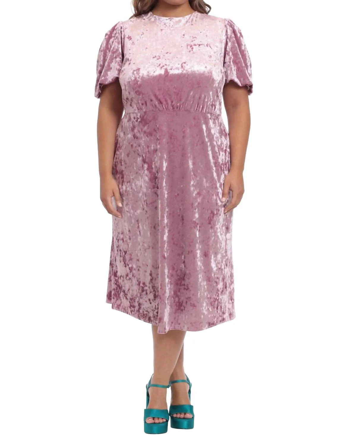 Betsy Velvet Dress In Grape Nectar | Shop Simon