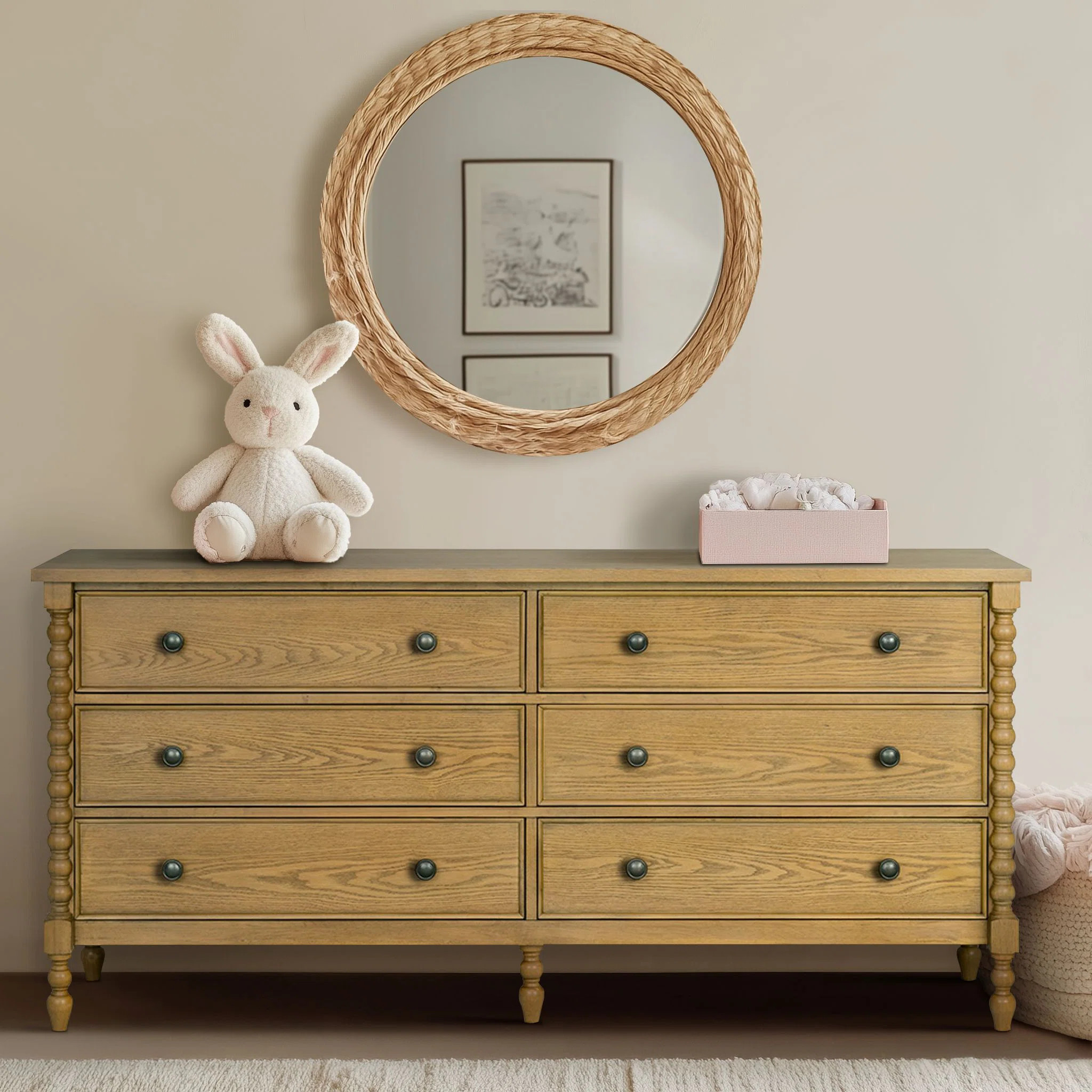 Beckett 6-Drawer Wood Large Dresser | Wayfair North America