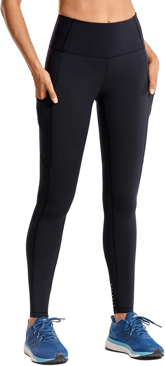 CRZ YOGA Women's Breathable Luxury Naked Feeling High Waisted Yoga Pants with Pockets Athletic Le... | Amazon (US)